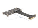 Delock Schnittstellenadapter - 90° angled, with cable 10 cm