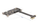 Delock Schnittstellenadapter - 90° angled, with cable 10 cm