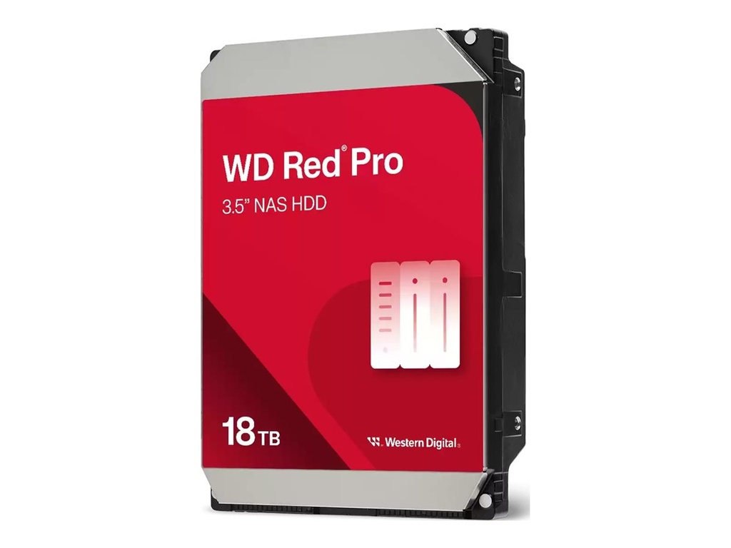 QNAP WD Red Pro WD181KFGX - Festplatte - 18 TB - intern - 3.5" (8.9 cm)