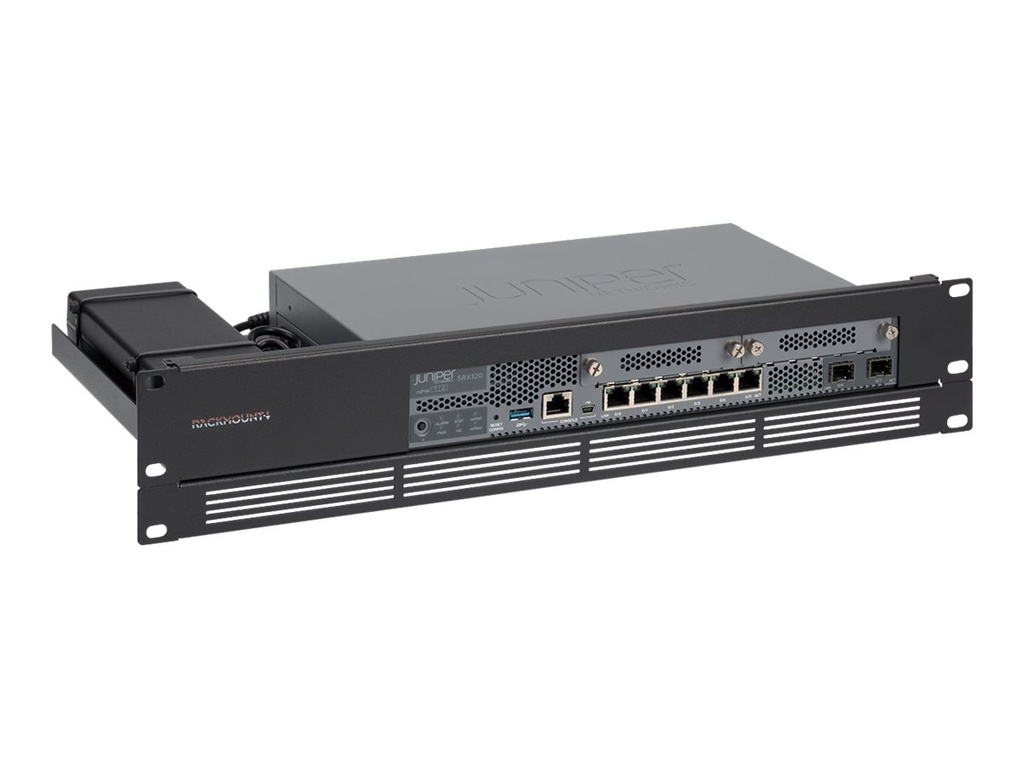 Rackmount.IT Montagesatz für Netzwerkgeräte - Rack montierbar - Granite Gray