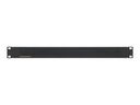 Rackmount.IT Rack-Bürstenleiste - Bürstenplatte - Jet Black - 1U - 48.3 cm (19")