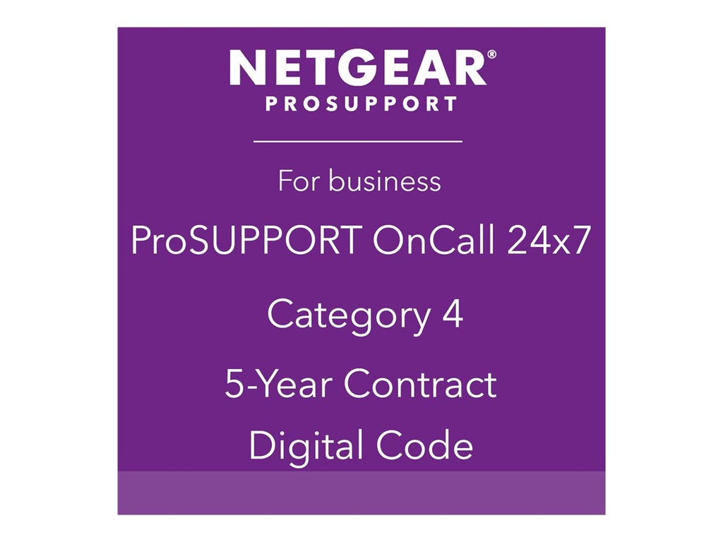 Netgear ProSupport OnCall 24x7 Category 4 - Technischer Support