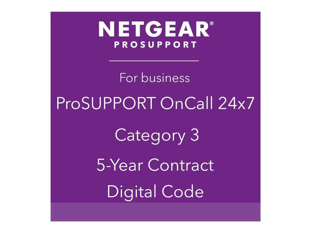Netgear ProSupport OnCall 24x7 Category 3 - Technischer Support