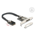 Delock Mini PCIe I/O full size 2 x SFP LAN - Netzwerkkarte - PCI
