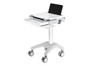 Neomounts MED-M200 - Wagen - für Notebook/Tastatur/Maus - medizinisch - weiß - Bildschirmgröße: 25.4-43.2 cm (10"-17")