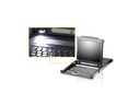 ATEN Slideaway CL5708MW - KVM-Konsole mit KVM-Switch - 8 Anschlüsse - PS/2, USB - German QWERTZ - 43.2 cm (17")