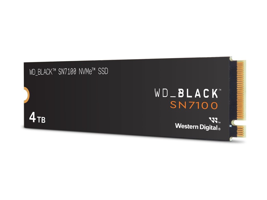 WD WD_BLACK SN7100 WDS400T4X0E-00CJA0 - SSD - 4 TB - intern - M.2 2280 - PCIe 4.0 x4 (NVMe)