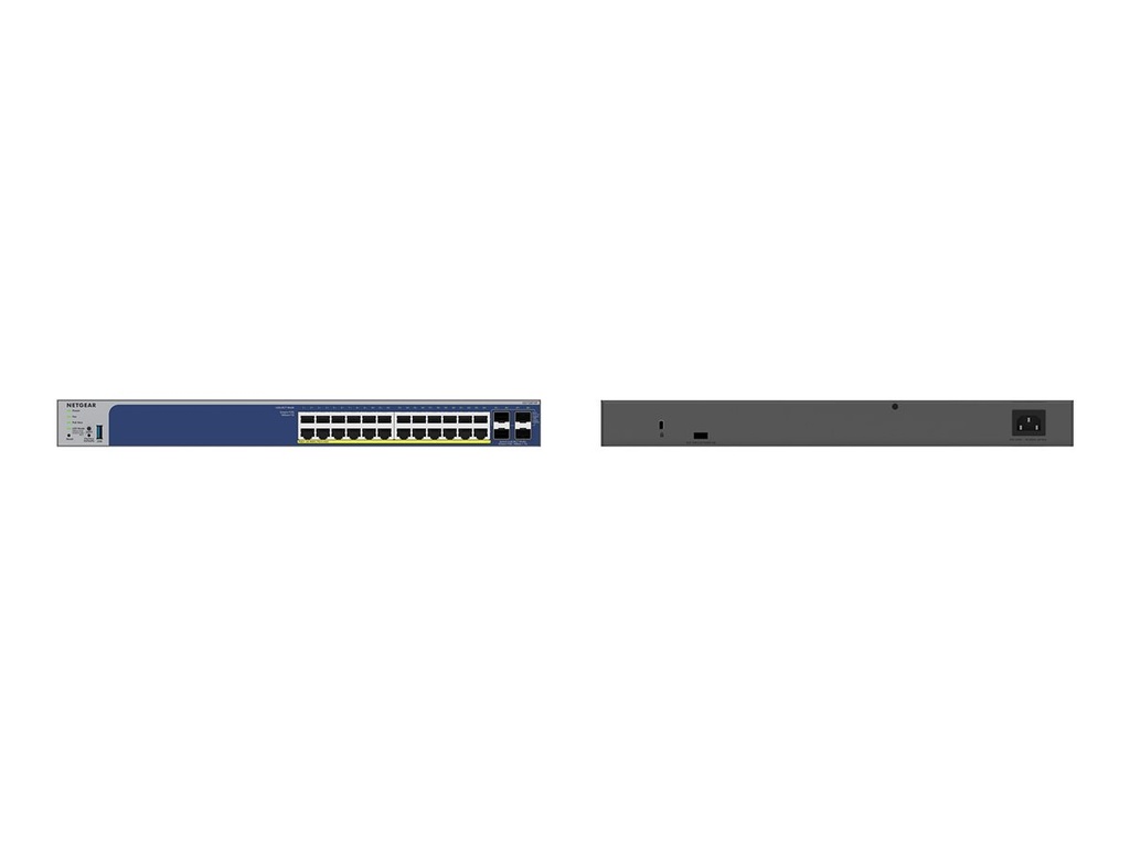 Netgear Smart GS728TXUP - V3 - Switch - L3 Lite - Smart - 24 x 10/100/1000 (PoE++)