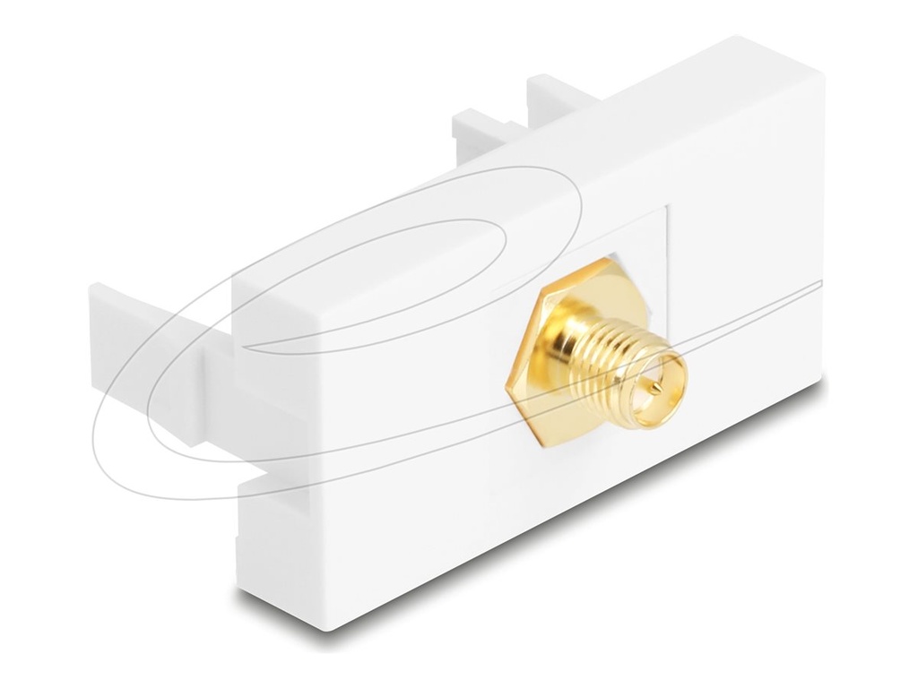 Delock Easy 45 - Einrastmodul - RP-SMA weiblich