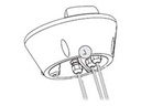 Axis Kameraleitungsführungsbasis - für AXIS Q8721-E Dual PTZ Network Camera