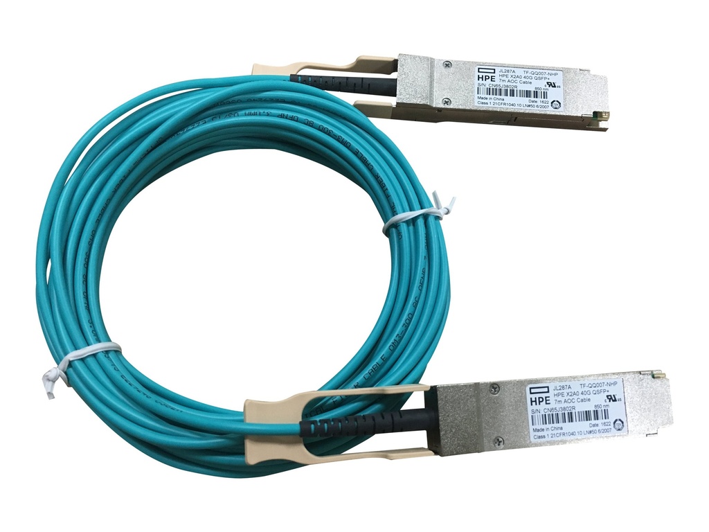 HPE X2A0 - Netzwerkkabel - QSFP+ zu QSFP+ - 7