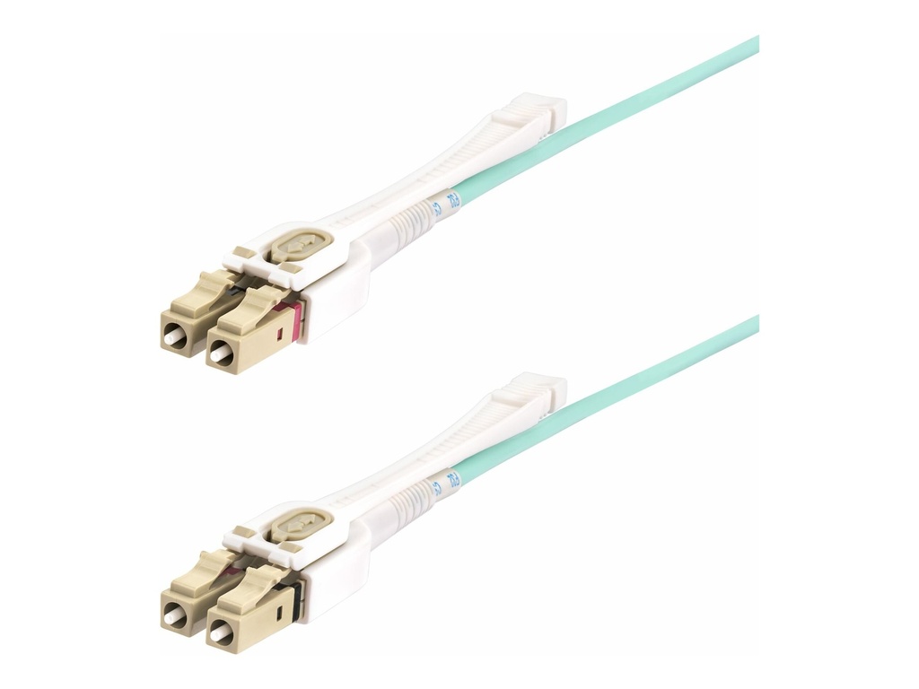 StarTech.com 3m LC/LC-UPC OM4 Multimode Glasfaser Patchkabel, Push-Pull - Patch-Kabel - LC/UPC Multi-Modus (M)