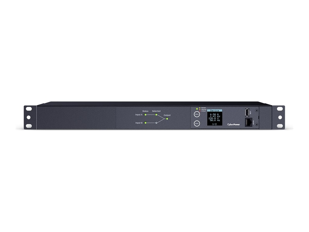 [PDU24004] CyberPower Systems CyberPower Metered ATS Series PDU24004 - Stromverteilungseinheit (Rack - einbaufähig)