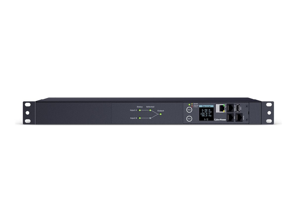 [PDU44004] CyberPower Systems CyberPower Switched ATS PDU44004 - Stromverteilungseinheit (Rack - einbaufähig)