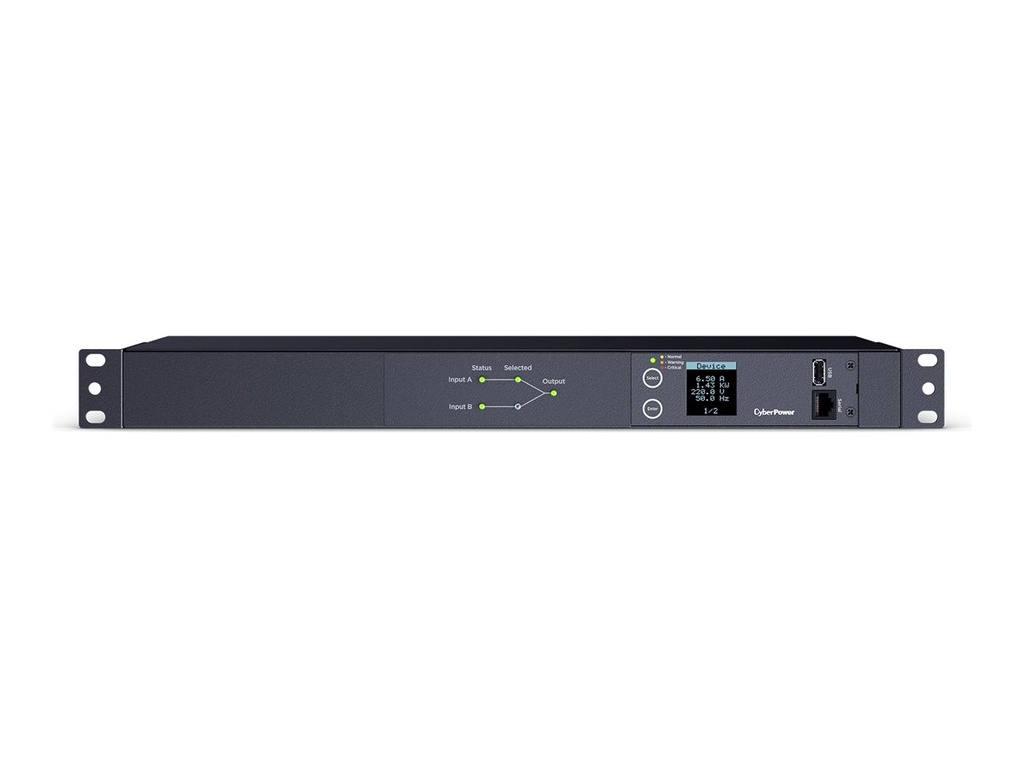 [PDU24005] CyberPower Systems CyberPower Metered ATS Series PDU24005 - Stromverteilungseinheit (Rack - einbaufähig)