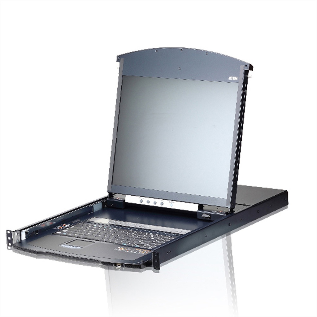 ATEN 16-Port 19" LCD CAT5e/6 KVM over IP Switch Dual Rail