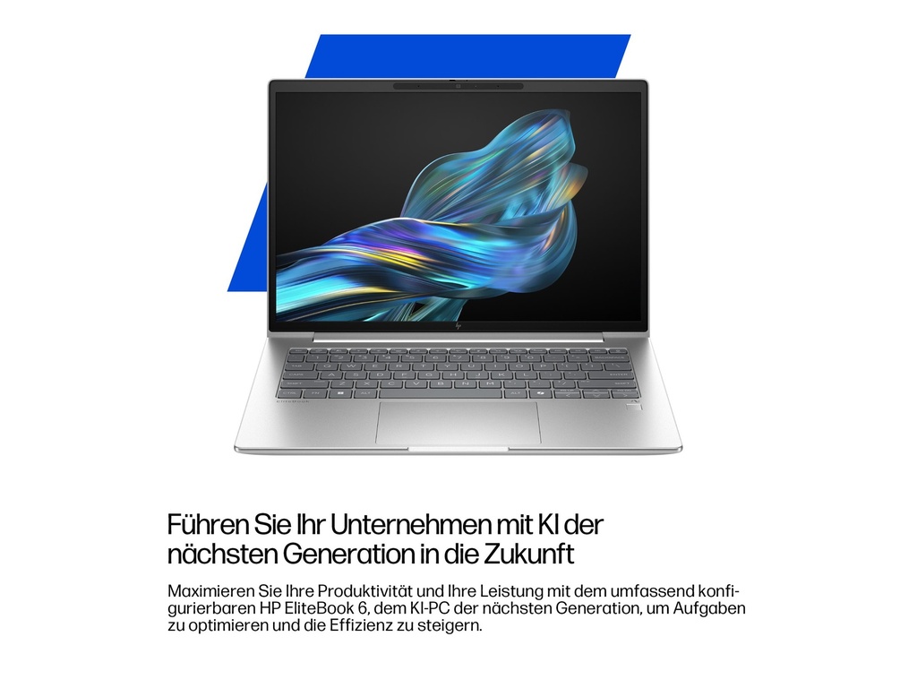HP EliteBook 6 G1a Notebook Next Gen AI - 177-Grad Scharnierdesign - AMD Ryzen AI 7 350 - Win 11 Pro - Radeon 860M - 32 GB RAM - 1 TB SSD NVMe, TLC - 35.6 cm (14")
