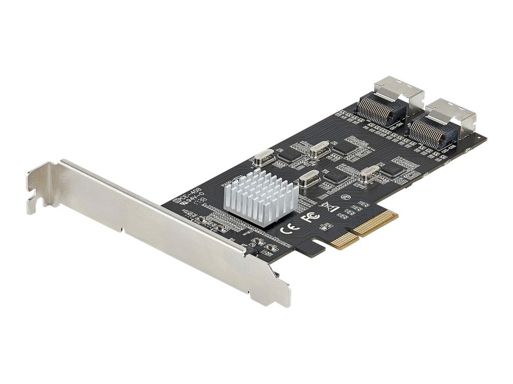 [8P6G-PCIE-SATA-CARD] StarTech.com SATA PCIe Controller 8 Port - 6 Gbit/s PCI Express SATA Adapter - SATA PCIe Schnittstellenkarte - PCI-e x4 Gen 2 zu SATA III - SATA HDD/SSD (8P6G-PCIE-SATA-CARD)