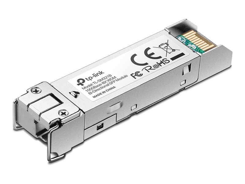 TP-LINK TL-SM321B V3.2 - SFP (Mini-GBIC)-Transceiver-Modul - 1GbE - 1000Base-BX - LC/UPC Einzelmodus - bis zu 20 km - 1310 (TX)