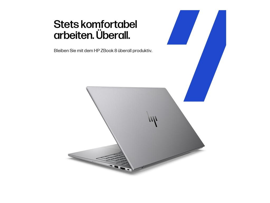 HP ZBook 8 G1i Mobile Workstation - Intel Core Ultra 7 255H / 2 GHz - Win 11 Pro - RTX 500 Ada - 32 GB RAM - 1 TB SSD NVMe, TLC - 40.6 cm (16")