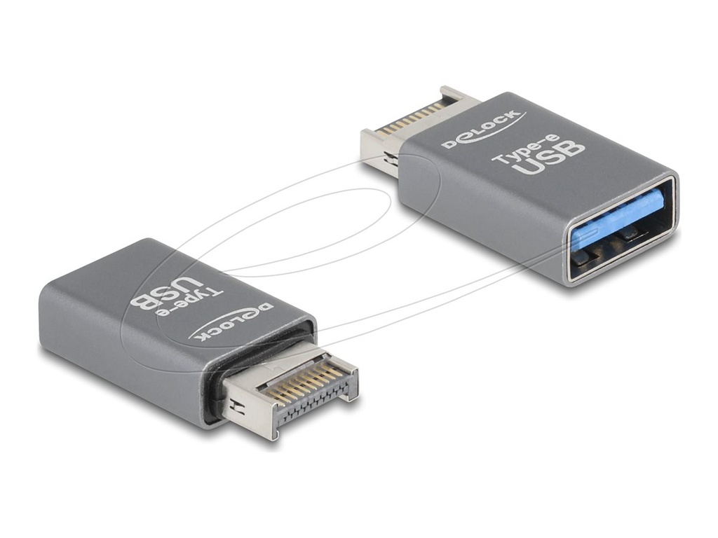 Delock USB-Adapter - 20-poliger USB Typ E (M)