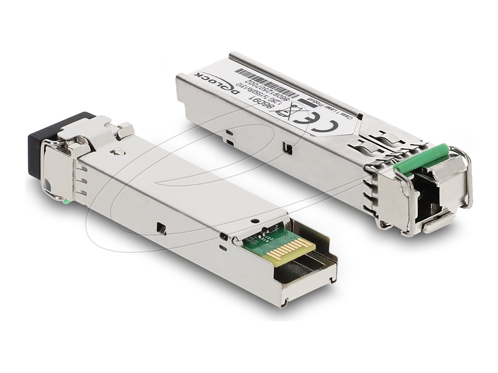 Delock SFP (Mini-GBIC)-Transceiver-Modul - 1GbE - über Glasfaser - 1000Base-BX - LC Single-Modus - bis zu 20 km - 1550 (TX)