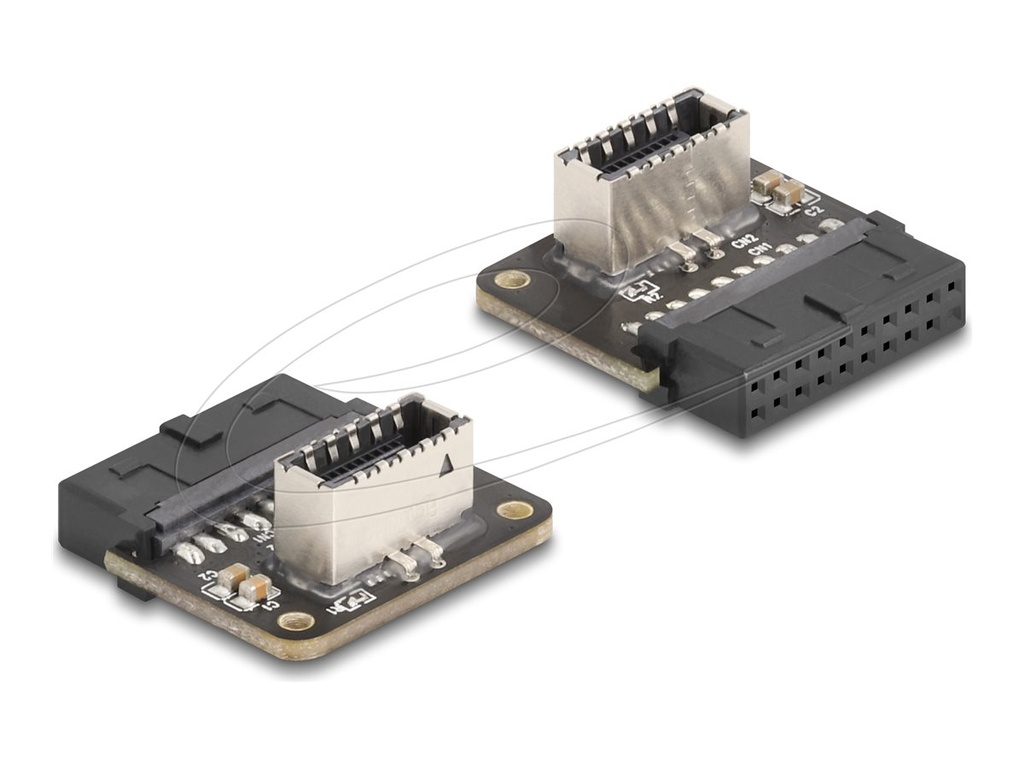 Delock Interner USB-Adapter - 20-polig USB Typ E (W)