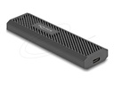 Delock Speichergehäuse - external, tool free - M.2 - M.2 Card (PCIe NVMe & SATA)
