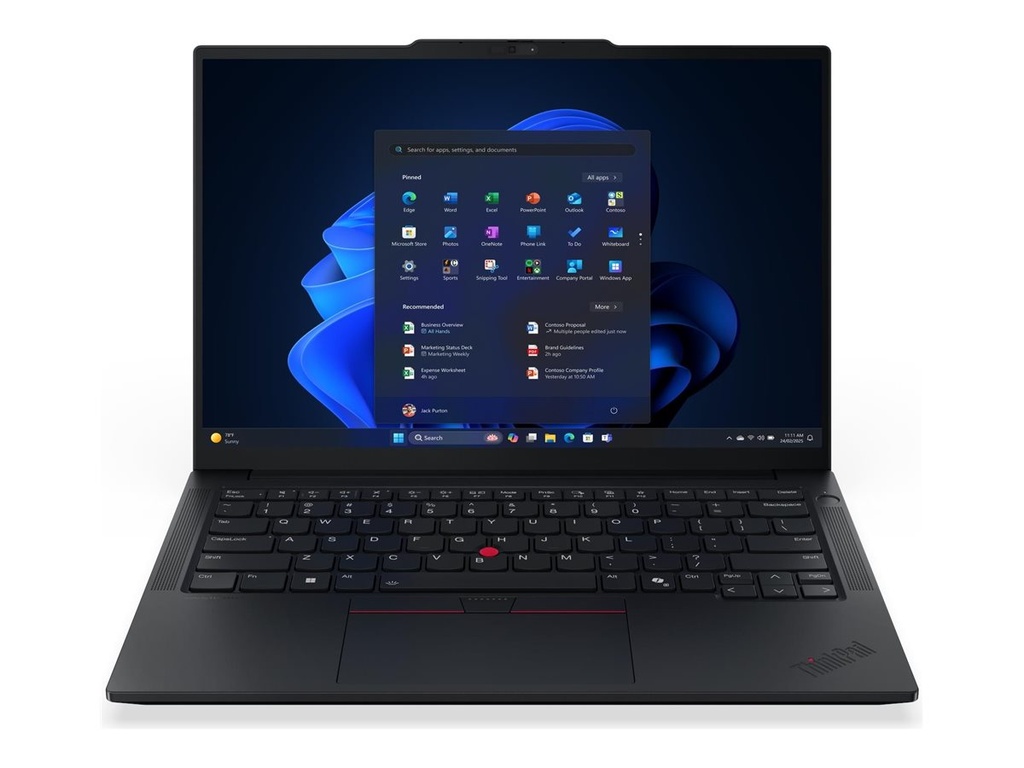 Lenovo ThinkPad E14 Gen 7 21SX - 180°-Scharnierdesign - Intel Core Ultra 7 255H - Win 11 Pro - Arc Graphics 140T - 32 GB RAM - 1 TB SSD TCG Opal Encryption 2, NVMe - 35.6 cm (14")