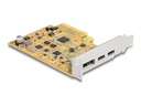 Delock USB-Adapter - PCIe 3.0 x4 Low-Profile