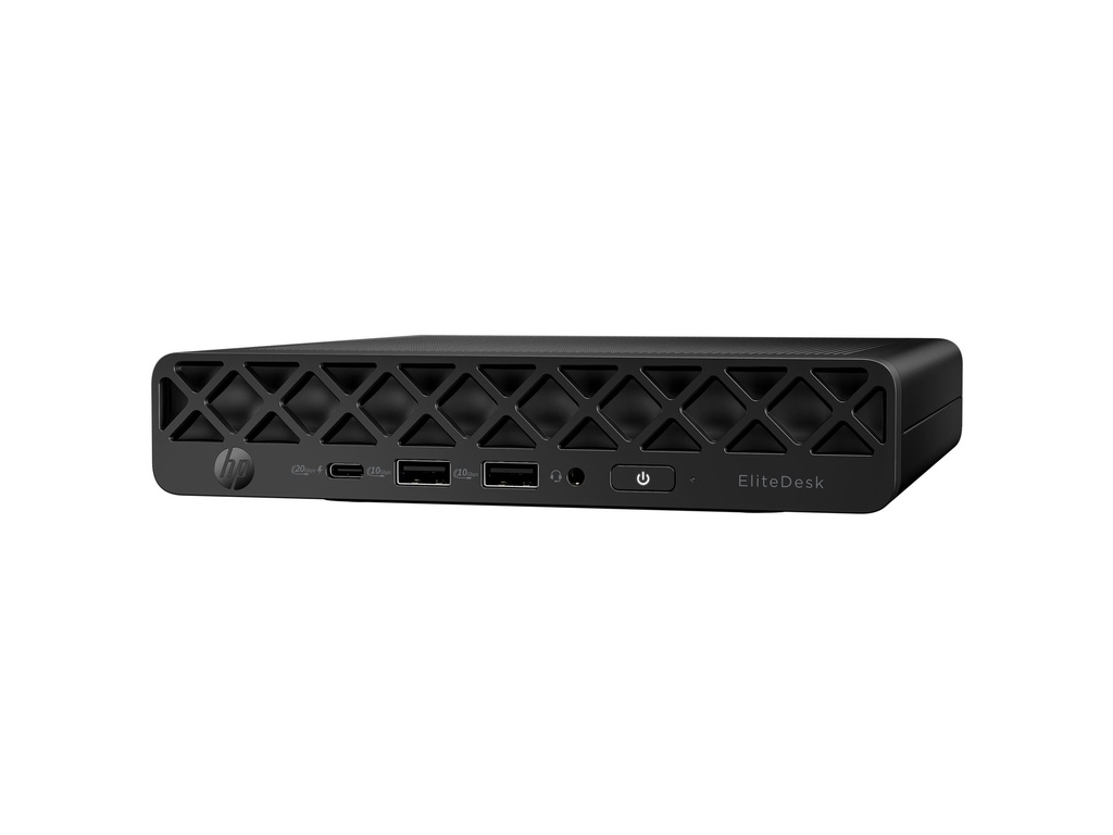 HP EliteDesk 8 G1i - Mini Desktop - Core Ultra 5 235T / 2.2 GHz - RAM 16 GB - SSD 512 GB - NVMe - Intel Graphics - 1GbE, Wi-Fi 6E, Bluetooth 5.3 - WLAN: 802.11a/b/g/n/ac/ax (Wi-Fi 6E)