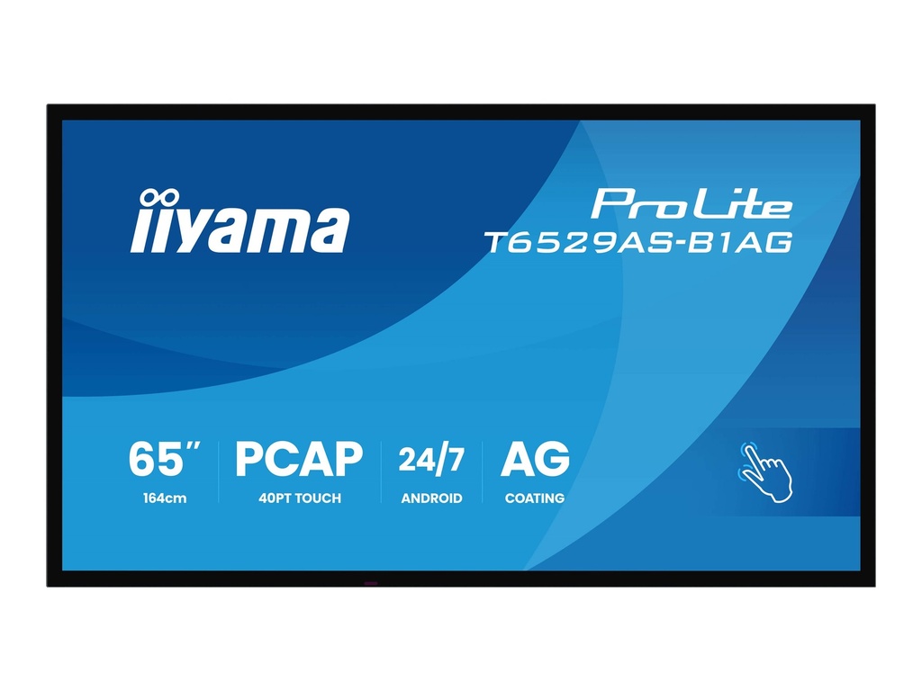 [T6529AS-B1AG] Iiyama ProLite T6529AS-B1AG - 165 cm (65") Diagonalklasse (164 cm (64.5")