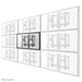 Neomounts VideoWallMount Wandhalterung 81.28-190.5cm 32-75Zoll max 70kg pop-out - Zubehör TFT/LCD-TV