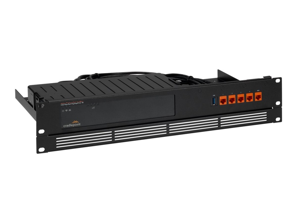 Rackmount.IT RM-CR-T4 - Montagesatz für Netzwerkgeräte - Rack montierbar - Jet Black - 1.3U - 48.3 cm (19")