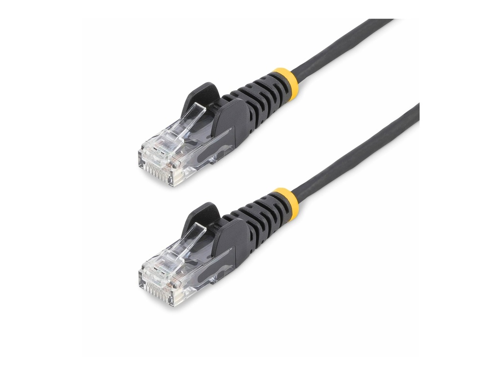 StarTech.com 7m Black Slim CAT6 Ethernet Cable, Snagless, 28AWG, LSZH - Patch-Kabel - RJ-45 (M)