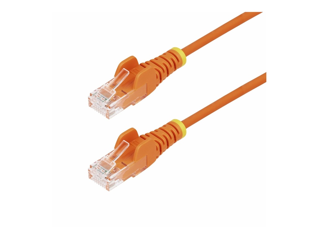 StarTech.com 2m Orange Slim CAT6 Ethernet Cable, Snagless, 28AWG, LSZH - Patch-Kabel - RJ-45 (M)