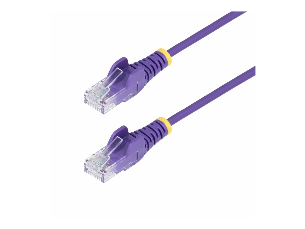 StarTech.com 3m Purple Slim CAT6 Ethernet Cable, Snagless, 28AWG, LSZH - Patch-Kabel - RJ-45 (M)