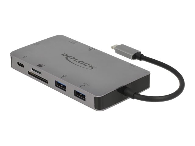 Delock Dockingstation - USB-C - VGA, HDMI