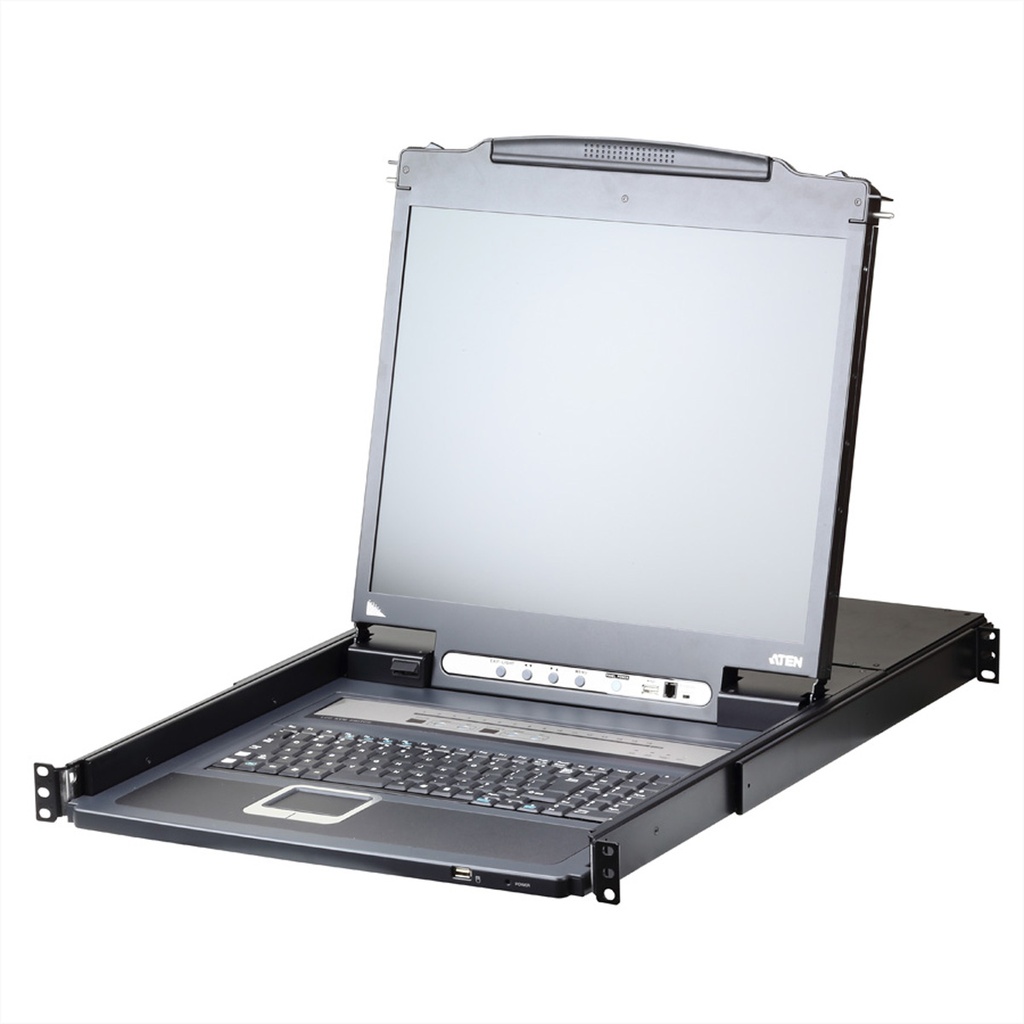 ATEN CL5716iN D LCD KVM Over IP Switch 19" USB-PS/2 VGA - KVM-Umschalter - 16-Port