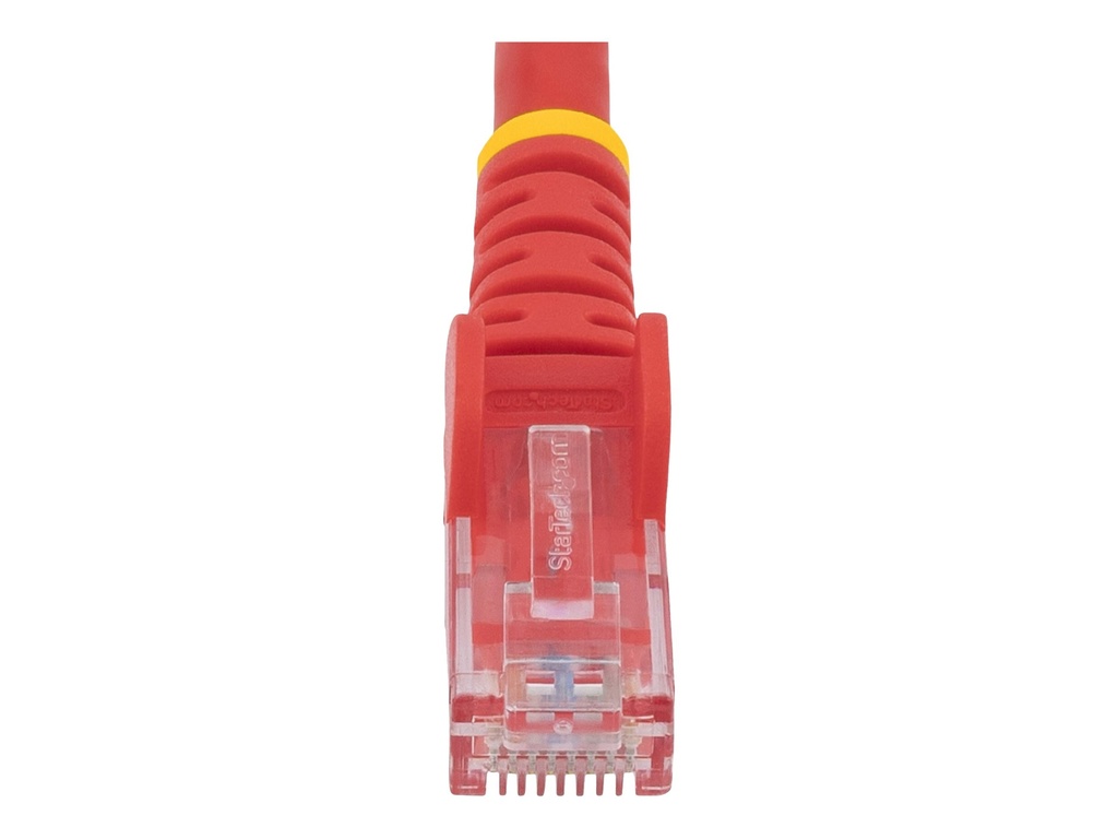 StarTech.com Startech 50cm CAT6 Ethernet Cable, 10 Gigabit Snagless RJ45 650MHz 100W PoE Patch Cord, CAT 6 10GbE UTP Network Cable w/Strain Relief, Red, Wiring is UL Certified/TIA - Category 6 - 24AWG (N6PATC50CMRD)