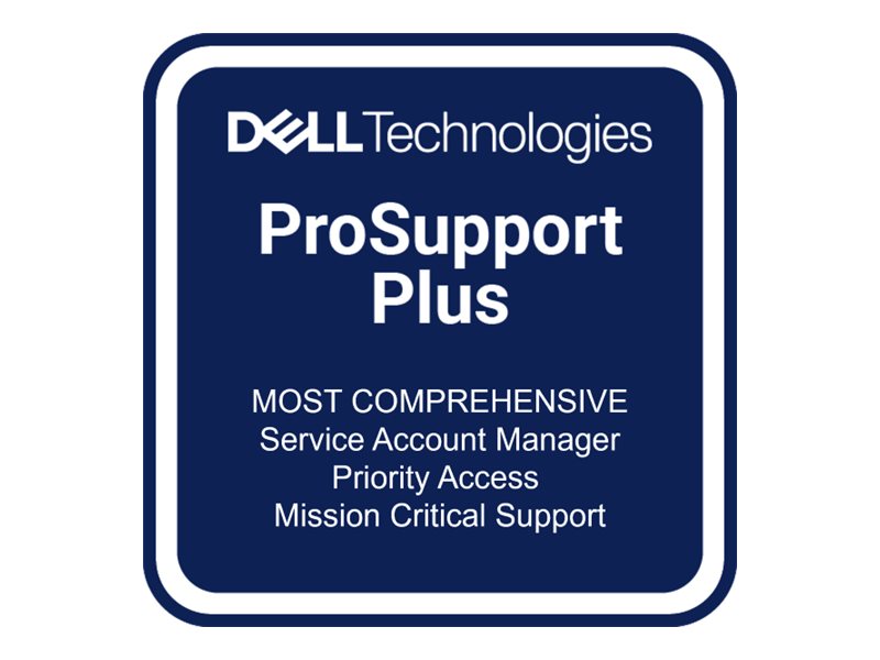 Dell Erweiterung von 1 jahr Next Business Day auf 3 jahre ProSupport Plus 4H Mission Critical - Serviceerweiterung - Arbeitszeit und Ersatzteile (für Server)