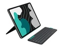 Logitech Flip Folio - Tastatur und Foliohülle - full size - kabellos - Bluetooth 5.1 LE - QWERTY - Englisch - Graphite - für Apple 13-inch iPad Air (M2, M3)