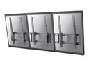 Neomounts NS-WMB300P - Halterung - für 3 LCD-Anzeigen - Schwarz - Bildschirmgröße: 101.6-132.1 cm (40"-52")