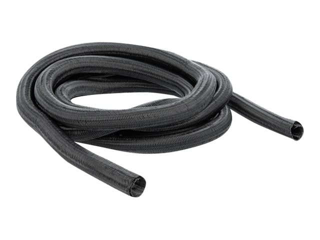 Delock Geflechtschlauch - 5 m - Schwarz