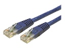 StarTech.com 6ft CAT6 Ethernet Cable, 10 Gigabit Molded RJ45 650MHz 100W PoE Patch Cord, CAT 6 10GbE UTP Network Cable with Strain Relief, Blue, Wiring is UL Certified/TIA - Category 6 - 24AWG (C6PATCH6BL)