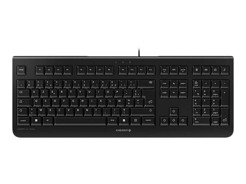 Cherry KC 1000 - Tastatur - Französisch - Schwarz