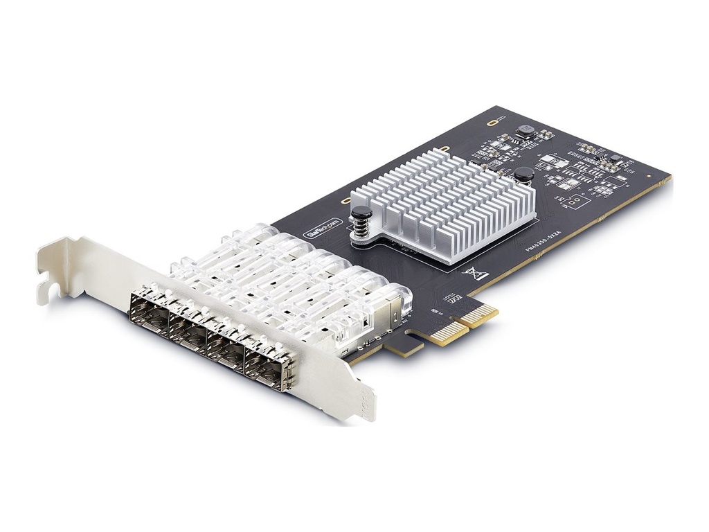 StarTech.com Startech 4-Port GbE SFP Netzwerkkarte, PCIe Gigabit