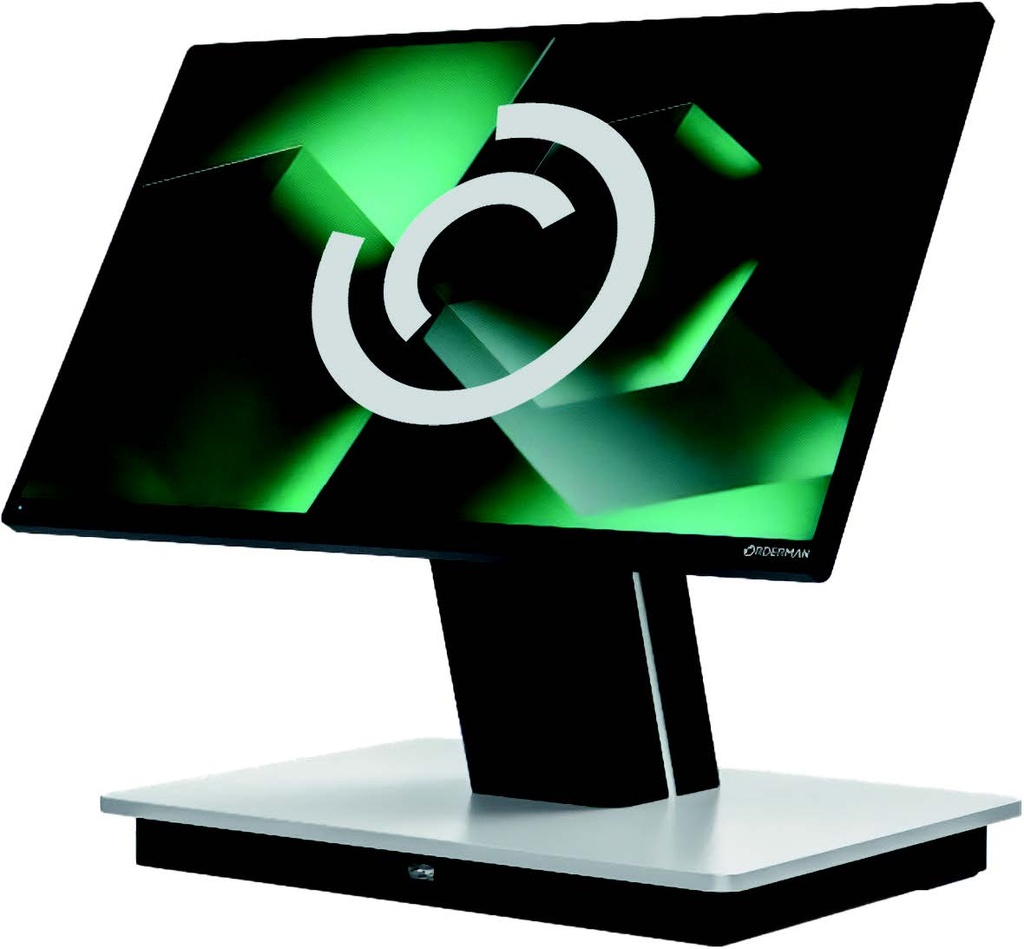 Orderman Magellan 1, Alugehäuse, 15,6" 16:9 Touchscreen, 1920 x1080 FHD, i3-N305, 8GB RAM, 128 GB SSD, inklusive Standfuß