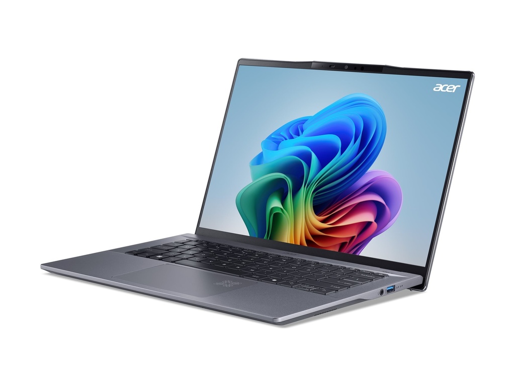 Acer Swift Go 14 AI SFG14-01 - 180°-Scharnierdesign - Snapdragon X Plus X1P-42-100 - Win 11 Home - Qualcomm Adreno - 16 GB RAM - 512 GB SSD NVMe - 36.8 cm (14.5")