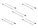 Delock Cable Tie with Fastening Eyelet - Kabelbinder - 30 cm - Schwarz (Packung mit 10)